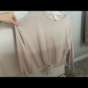 H&M long sleeve beige